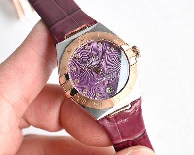 Green Strap Omega Replica 5th Constellation 8700 Movement Stainless Steel 29MM Wrist Watch